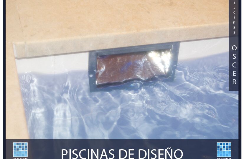 nivel del agua a la mitad del skimmers