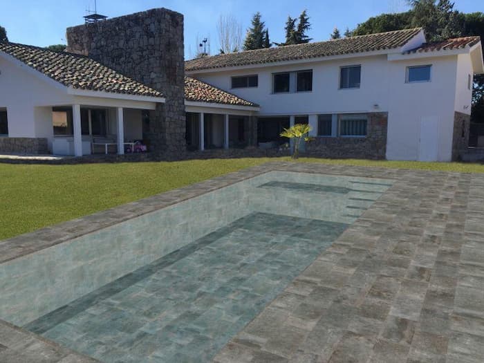 Infografía de piscina previo al inicio de las obras